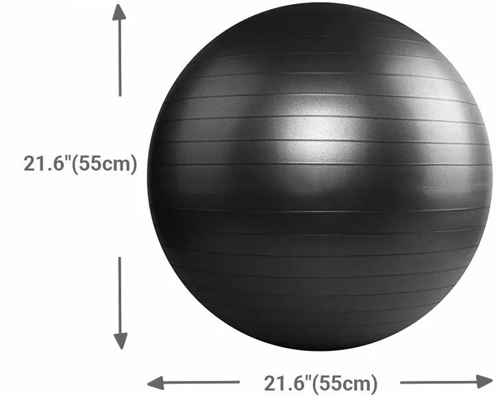 Pelota de gimnasia para yoga: creación de curvas corporales perfectas