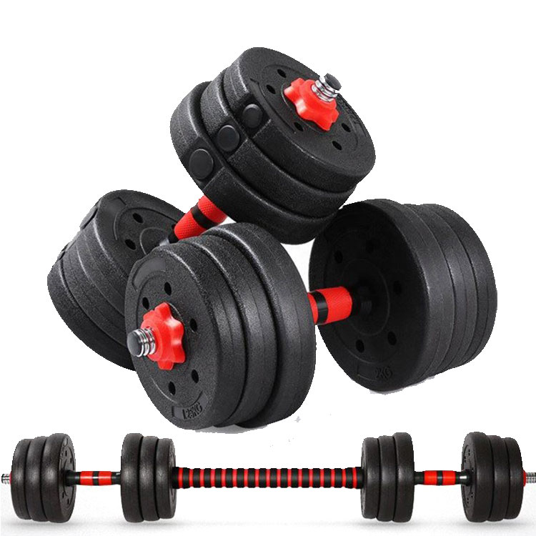 Venta caliente equipo de gimnasio en casa ajustable 24 kg 40 kg juego de pesas con mancuernas